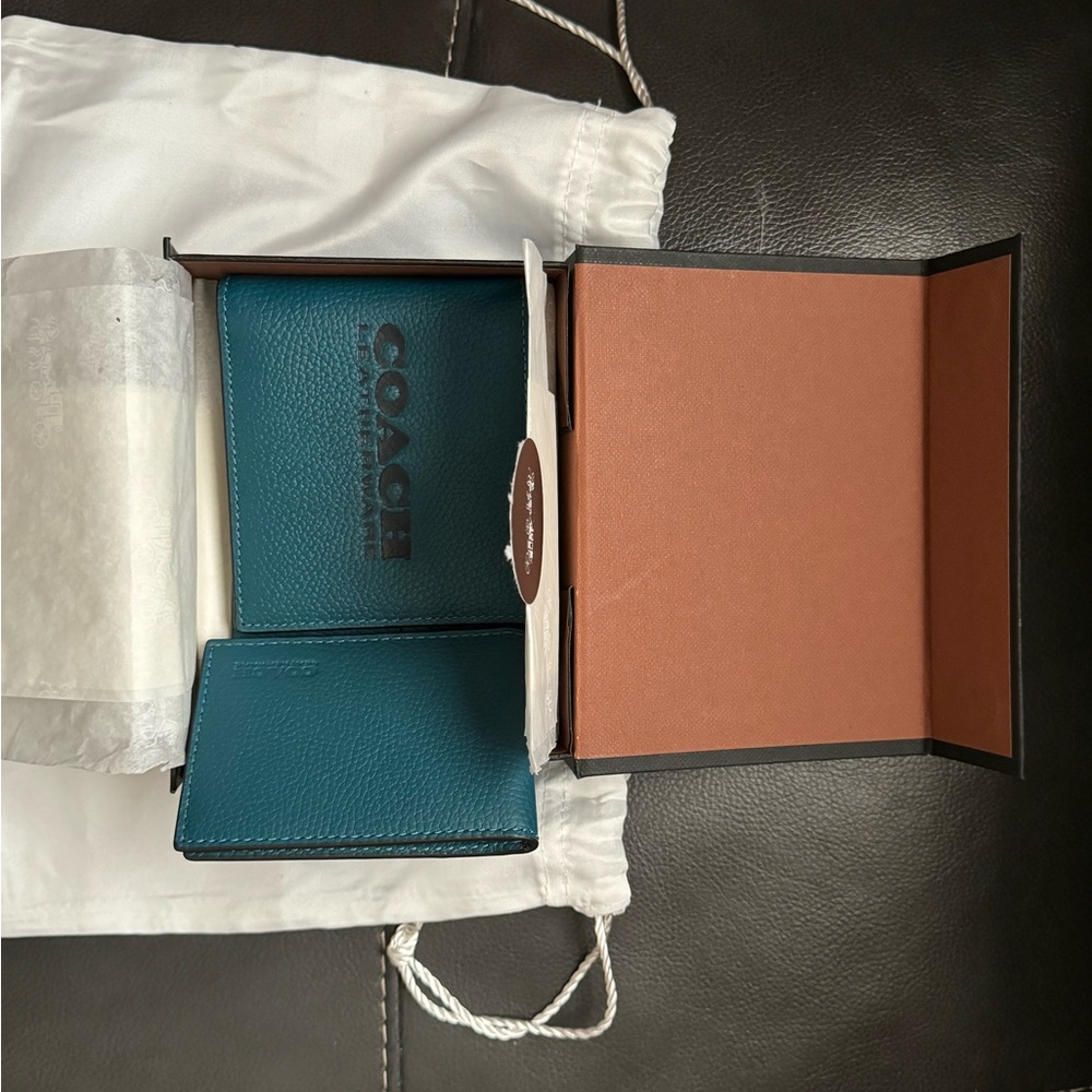 Blue Coach Wallet *unisex*